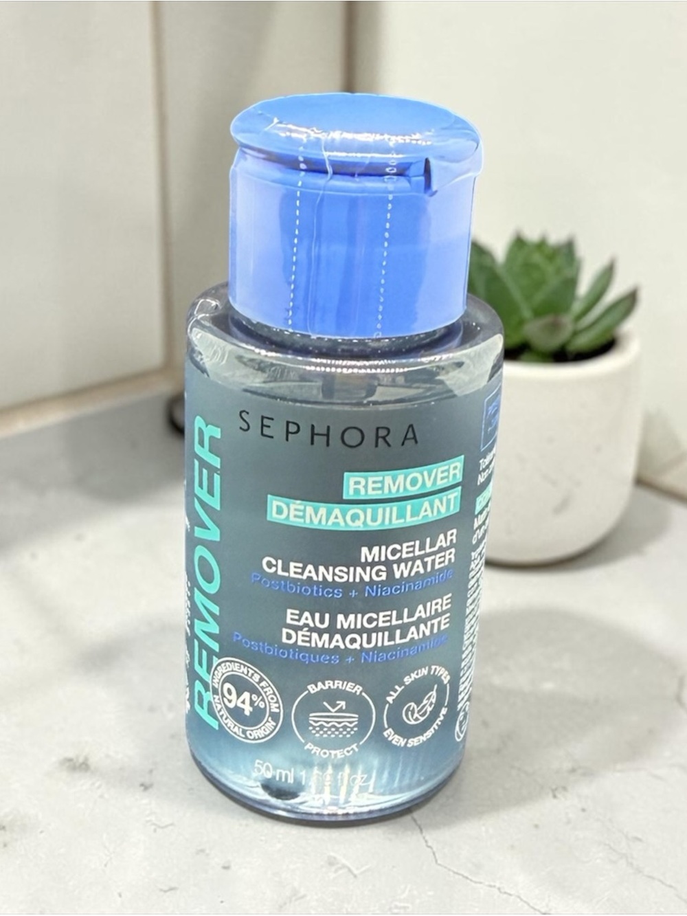 💦SEPHORA COLLECTION💦Micellar Cleansing Water With Postbiotics + Niacinamide/NIP